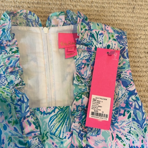 NWT Lilly Pulitzer “Soleil it on me” Surf Blue 12 - Picture 2 of 4